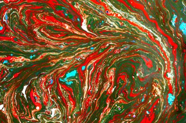 Mermer soyut akrilik zemin. Mermer çizim dokusu. Dalgalanma şablonu. Altın tozu.