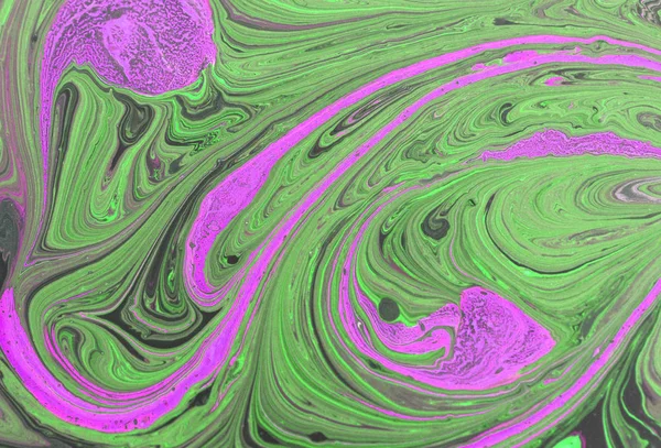 Abstract Fluid Pattern Colorful Painted Background Decorative Marble Texture — Stock Photo, Image