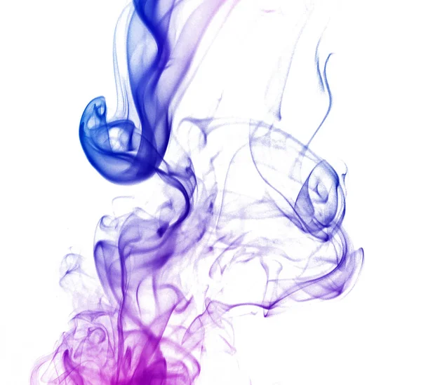 Abstract Smoke Isolated White Background Design — Stock Photo, Image