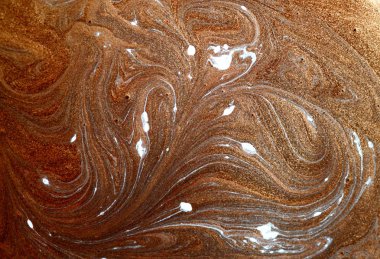 Mermer akrilik arka plan. Ebru sanat doku doğa mavi. Altın glitter.