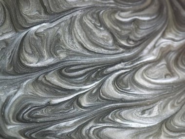 Mermer mavisi ve altın soyut arka plan. Sıvı mermer desen