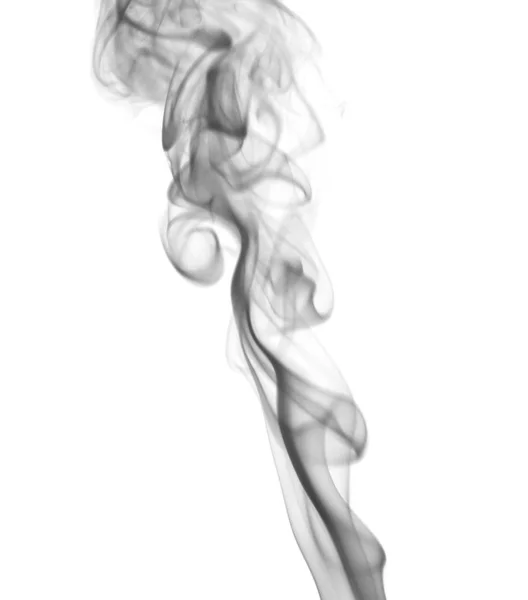 Abstract Smoke Isolated White — Stock Photo, Image