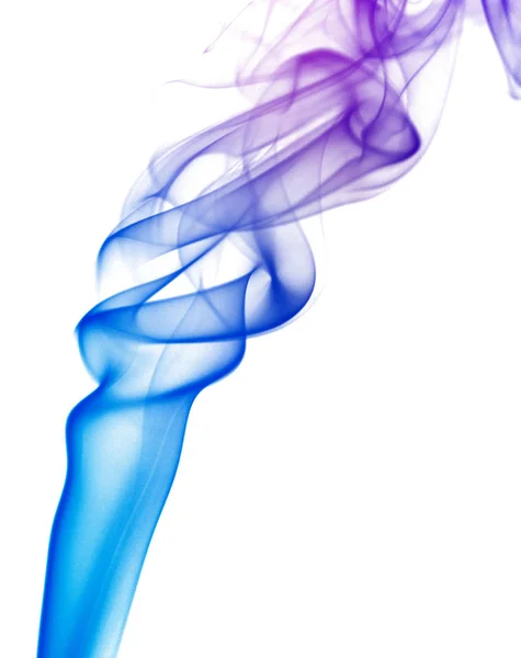 Humo Abstracto Aislado Blanco — Foto de Stock