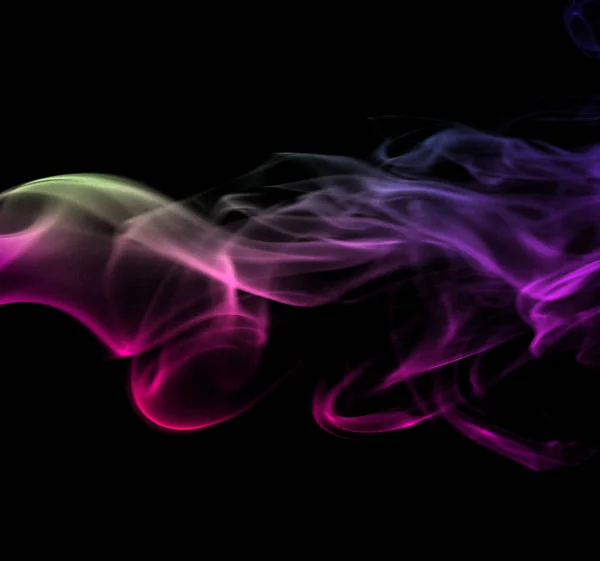 Пыльный Цвет Дыма Изолированы Белом Фоне — стоковое фото