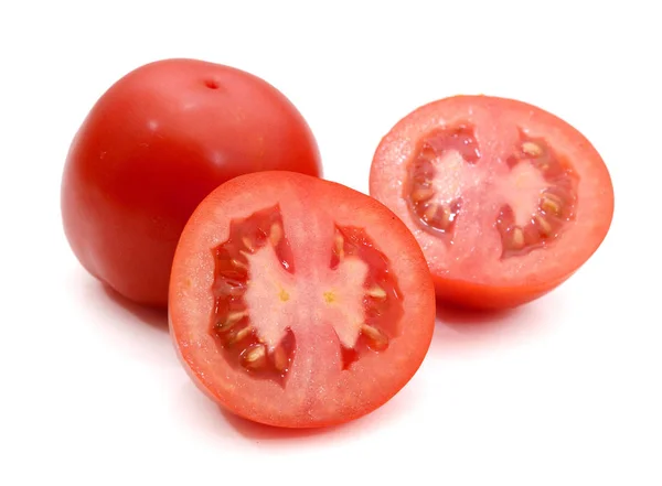 Frische Tomaten Mit Scheiben — Stockfoto