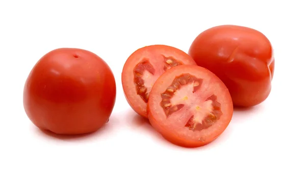 Frische Tomaten Mit Scheiben — Stockfoto