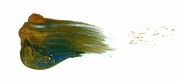 Blue Stroke Paint Brush — Stock Photo, Image