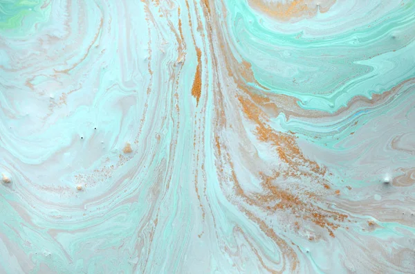Blaues Und Goldenes Marmormuster Flüssige Textur Aus Goldenem Marmor — Stockfoto