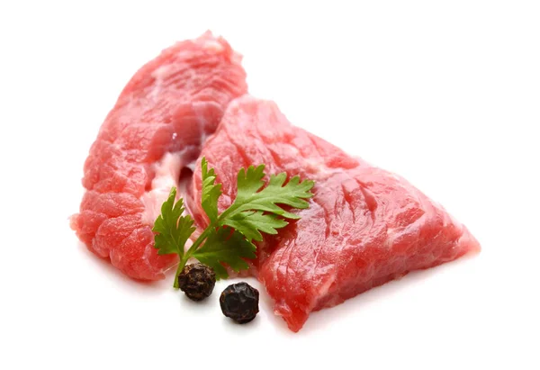 Ogromny Kawałek Czerwonego Mięsa Stek — Zdjęcie stockowe
