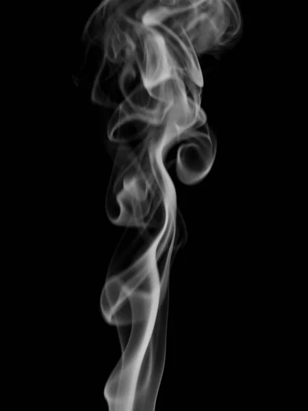 青い煙の抽象的な背景をぼかしを閉じる — ストック写真