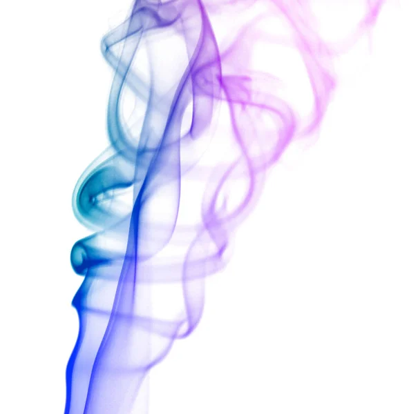 Хмара Цигаркового Диму Білому Тлі — стокове фото