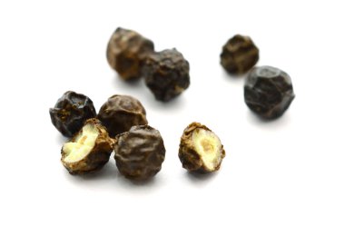 beyaz zemin üzerine biber Mısır