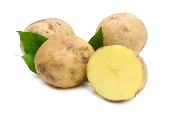 Beyaz Arkaplanda Izole Edilmiş Patates — Stok fotoğraf