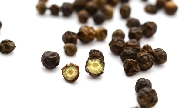 Close Black Peppercorns Royalty Free Stock Images