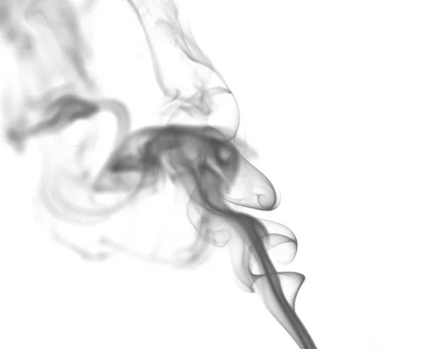 Colorful Smoke White Background — Stock Photo, Image