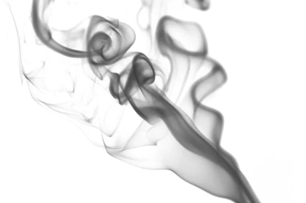 Искусство Розового Дыма Абстрактно Белом Фоне Цвет Чернил — стоковое фото