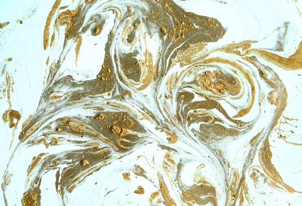 Schöne Einzigartige Türkisfarbene Acryl Marmor Hintergrund — Stockfoto