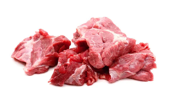 Kangoeroe Steaks Geïsoleerd Een Witte Achtergrond — Stockfoto