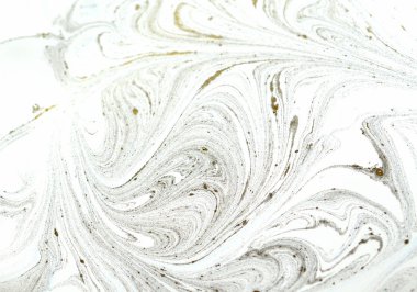 Altın mermer desen tasarımı. Kırmızı ve altın mermer desenli. Akışkan sanat. 