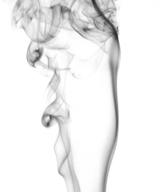 Beyaz levha üzerinde gökkuşağı renk duman 