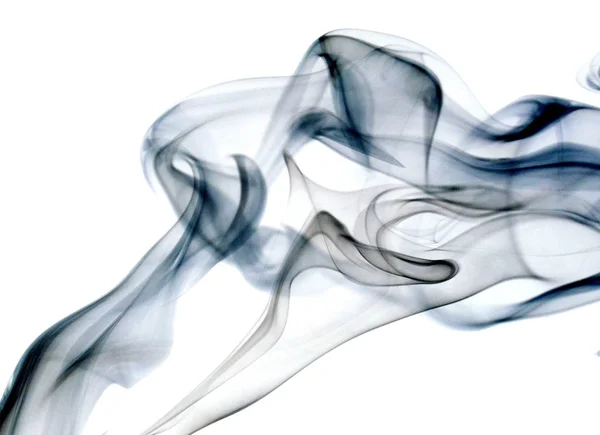 Color Smoke Isolated White Background — Stock Photo, Image