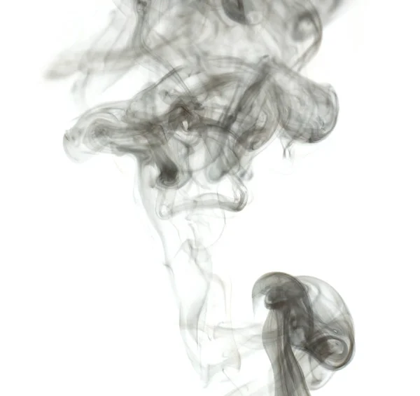 Fumaça Abstrato Colorido Fumaça Branco — Fotografia de Stock