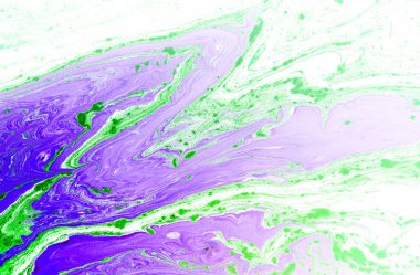 Posterlerin, kartların, davetiyelerin, afişlerin, web sitelerinin, duvar kağıtlarının yaratıcı tasarımı için el boyaması arka plan. Tuvale karıştırılmış boyalar. Moda sanatsal tarzı. Güzel renk paleti