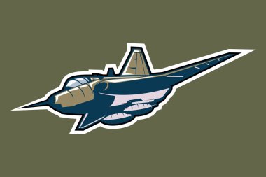 İsveç modern savaş jeti ikonu vektör çizimi 