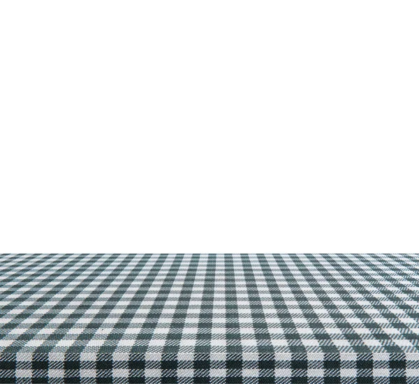 白い背景に分離された空のテーブル - フォト モンタージュや製品表示の使用 — ストック写真