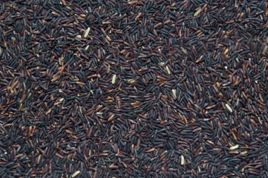 Çiğ pirinç berry closeup, arka plan