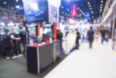 arka plan için insanlarla soyut bulanık olay.