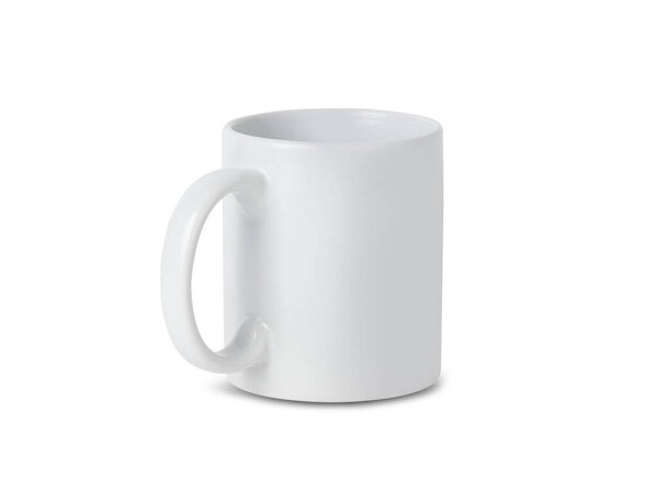 White mug cup mockup for your design isolated on white background with clipping path.