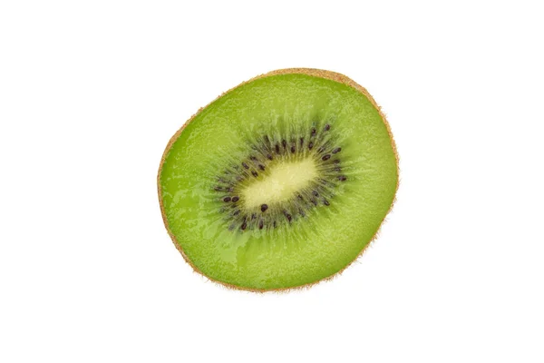 Reife Kiwi Früchte Isoliert Auf Weißem Hintergrund Mit Schnittpfad Schneiden — Stockfoto