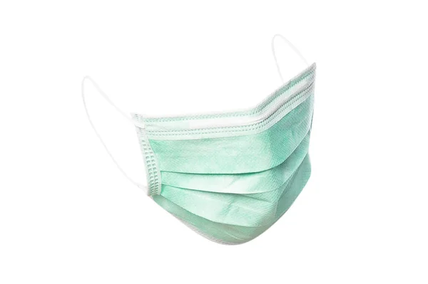 Medical Mask Surgical Mask Isolated White Background Clipping Path Prevent — Stock Photo, Image