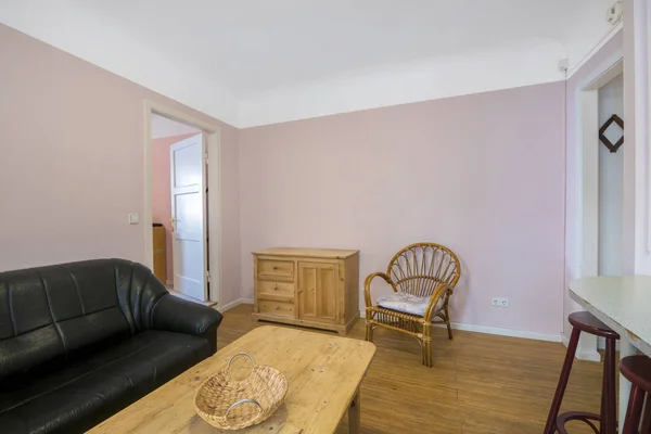 Living room in old apartment