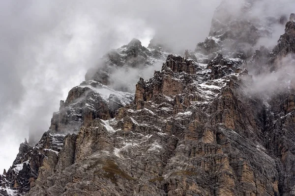 Widok Szczyty Dolomitów Alpach Włochy Południowy Tyrol — Zdjęcie stockowe