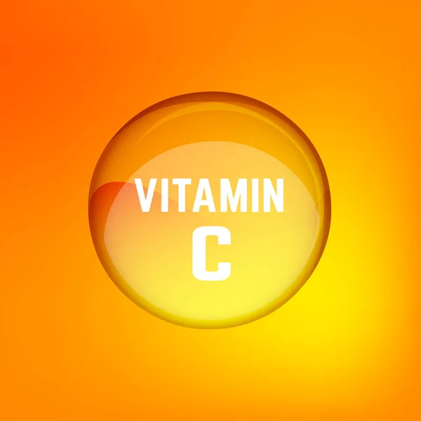 Vitamina C 02 A — Vetor de Stock