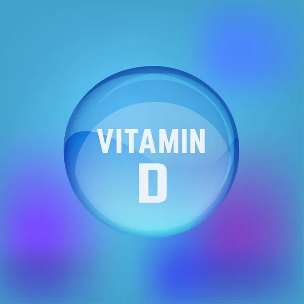 Vitamina D 02 A — Vettoriale Stock