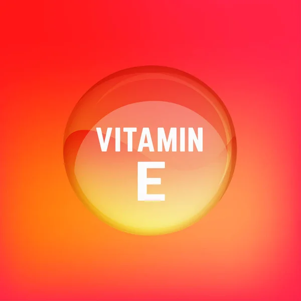 Vitamina E 02 A — Vetor de Stock