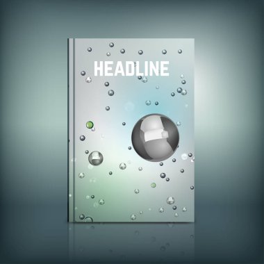 Soyut broşür kapak