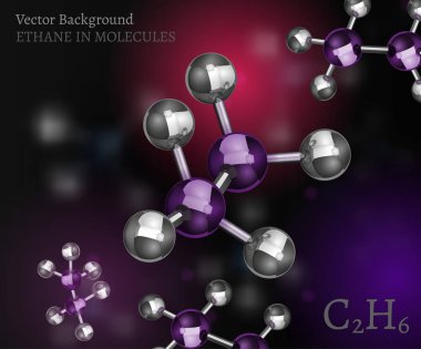 Etan molekülleri arka plan