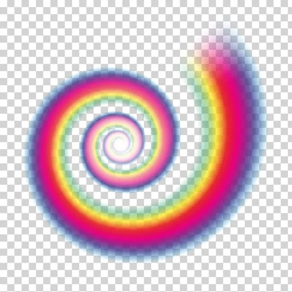 Rainbow Vector Swirl — Stock Vector