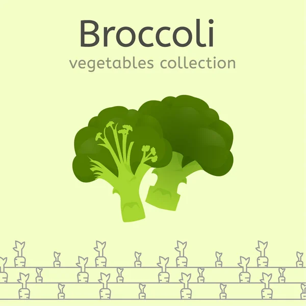 Colección de verduras Imagen — Vector de stock