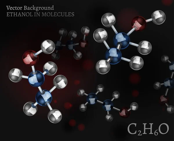 Imagen de fondo de etanol — Archivo Imágenes Vectoriales
