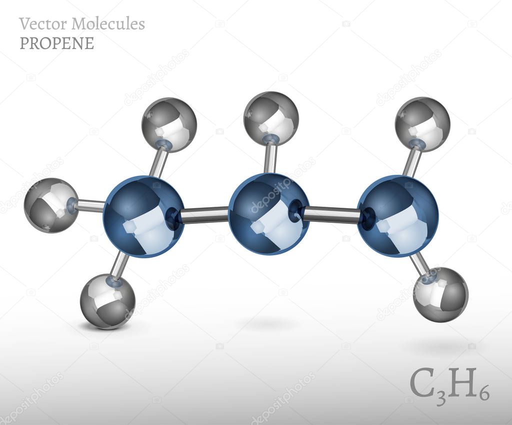 Propene Molecule Image