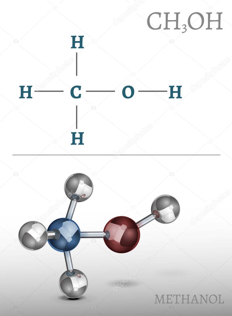 Methanol Molecule Image