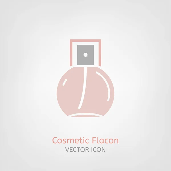 Ícone de flacon cosmético — Vetor de Stock