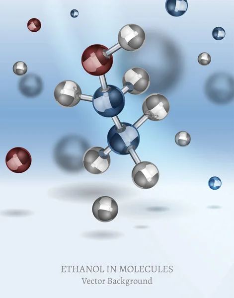 Etanol-bakgrundsbild — Stock vektor