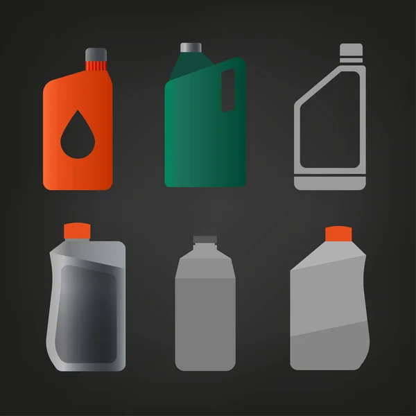 Icône d'huile synthétique — Image vectorielle