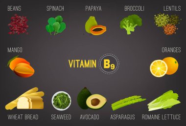 Vitamin B9 gıda